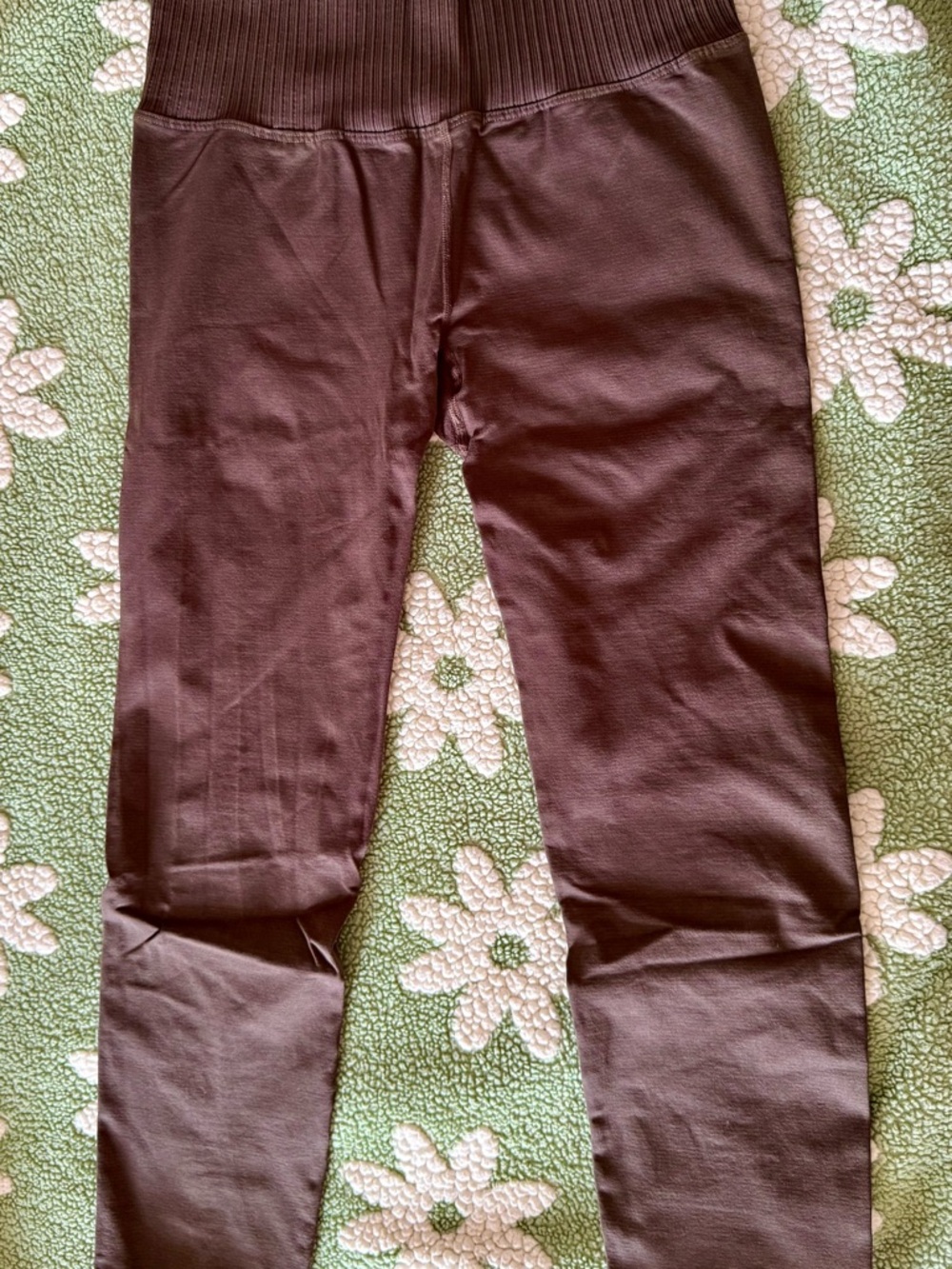 FP Movement by Free People Good Karma Chocolate Brown High-Waist Leggings M/L